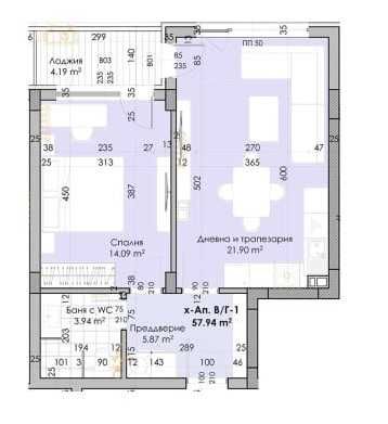 Продава се Двустаен апартамент в Пловдив, Въстанически - 72 кв.м за 1598 €/кв.м - Снимка #15