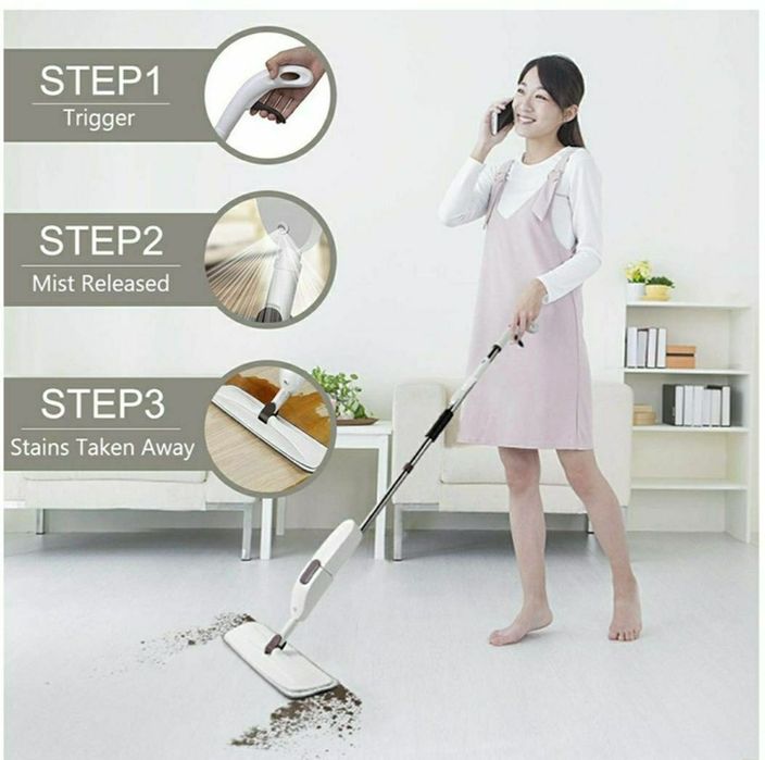 Швабра с брызгателем -5300т