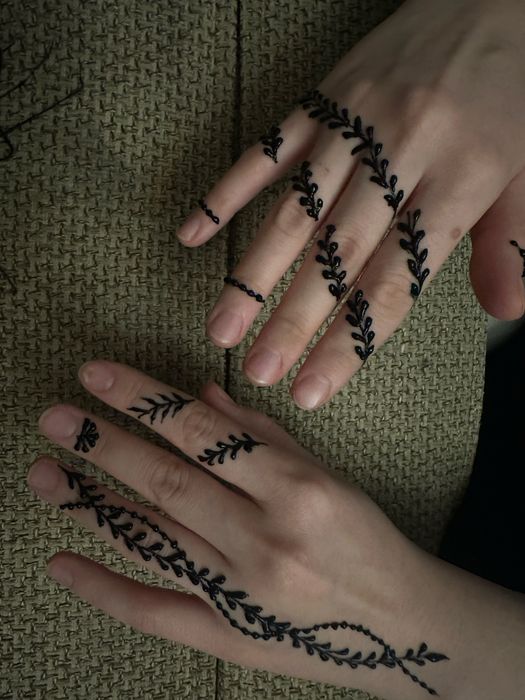 Мехенди , рисунки хной