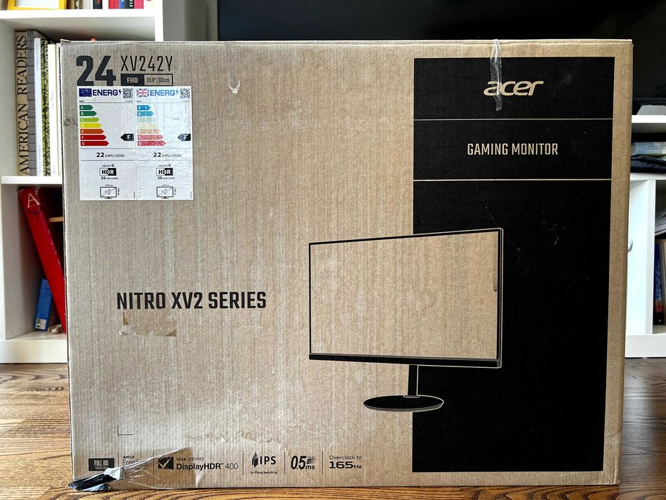 Геймърски монитор Acer Nitro XV242Y 23.8" IPS 165Hz | Gaming Monitor | Ergonomic Stand & HDR 400