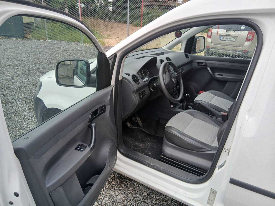 VW Caddy 1.6 TDI EURO 5 товарен, N1, 2 места, 2011 г.