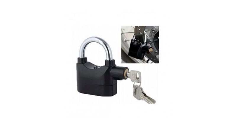 Lacat cu alarma si senzor de vibratii 110 dB