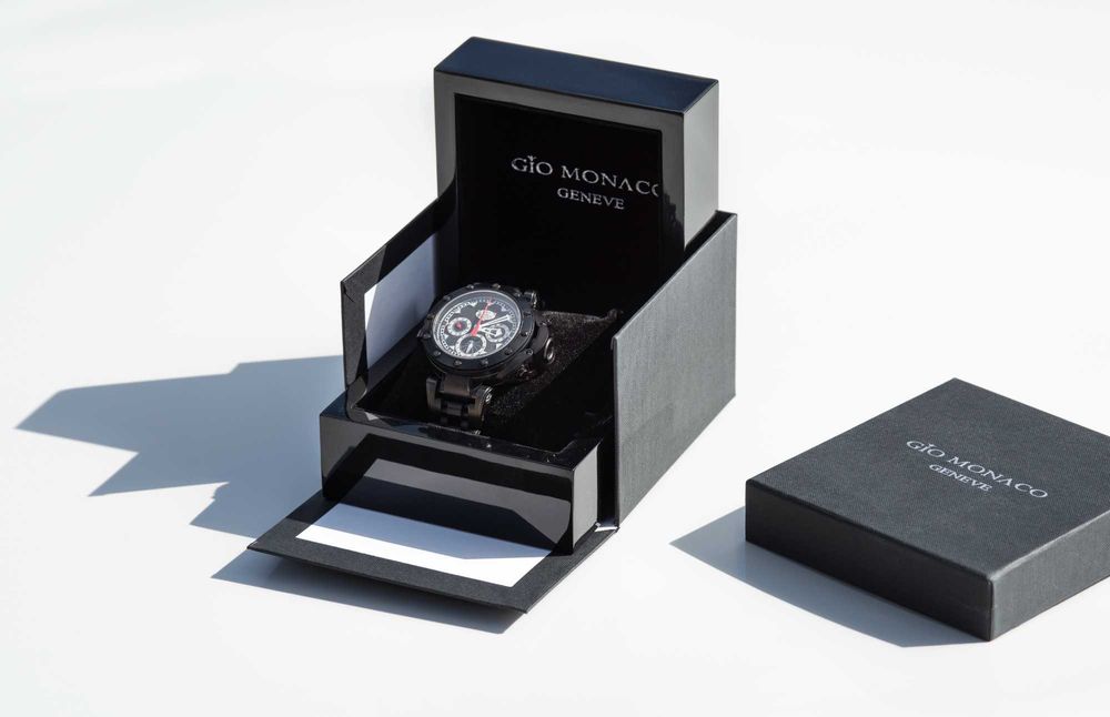 Gio Monaco Obloide Chronograph Valjux 7753 300pcs. Limited