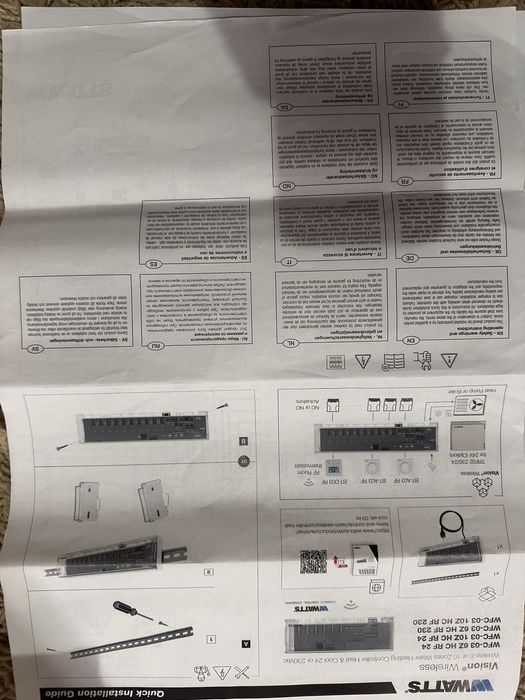 Centru de comanda watts 10  ZONE duble