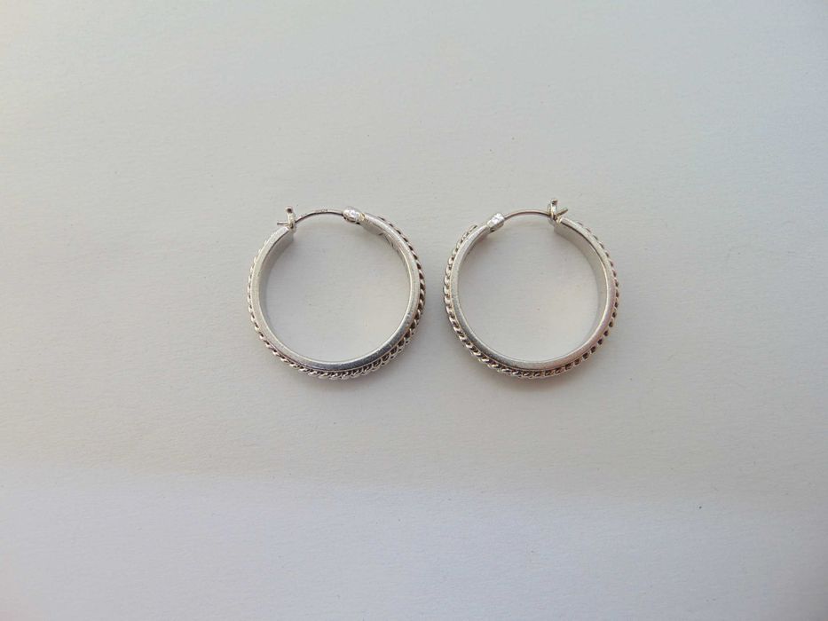 Cercei rotunzi Atelier din argint