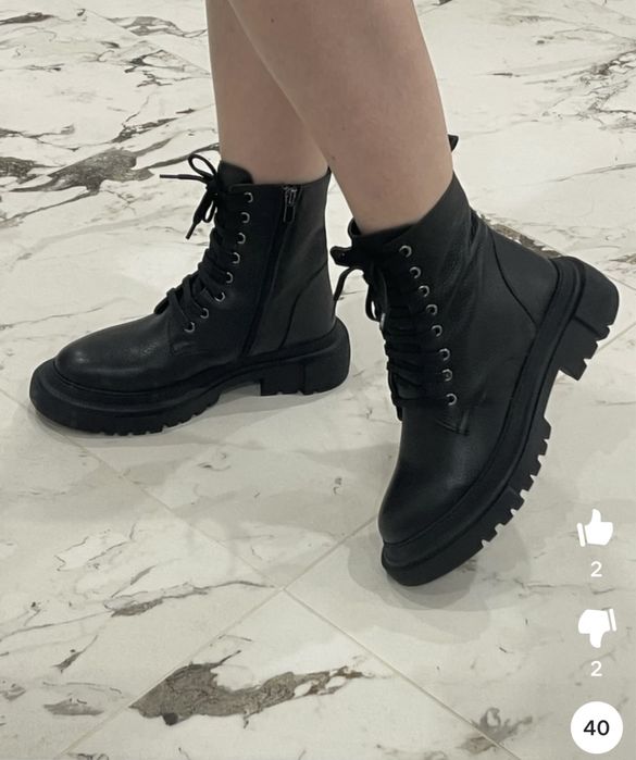 Ботинки утепленные новые