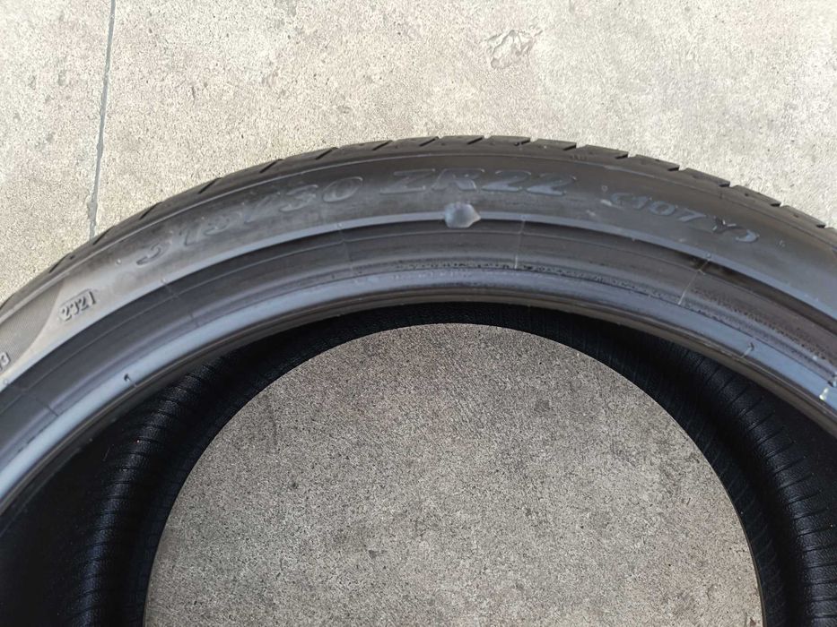 Doua anvelope de vara 315 30 22 pirelli p zero 6,5 mm dot 2321
