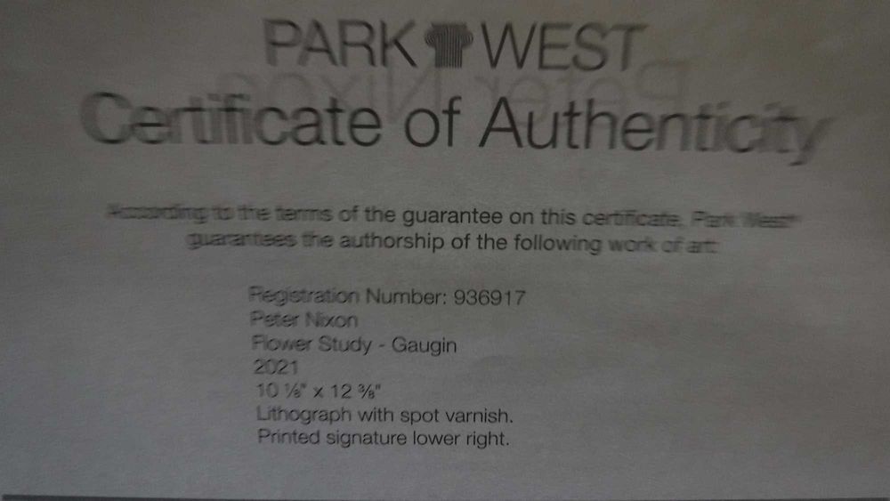 Картина на известен британски художник Питър Никсън