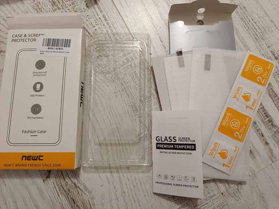 Xioami Redmi 10 husa +2 sticle