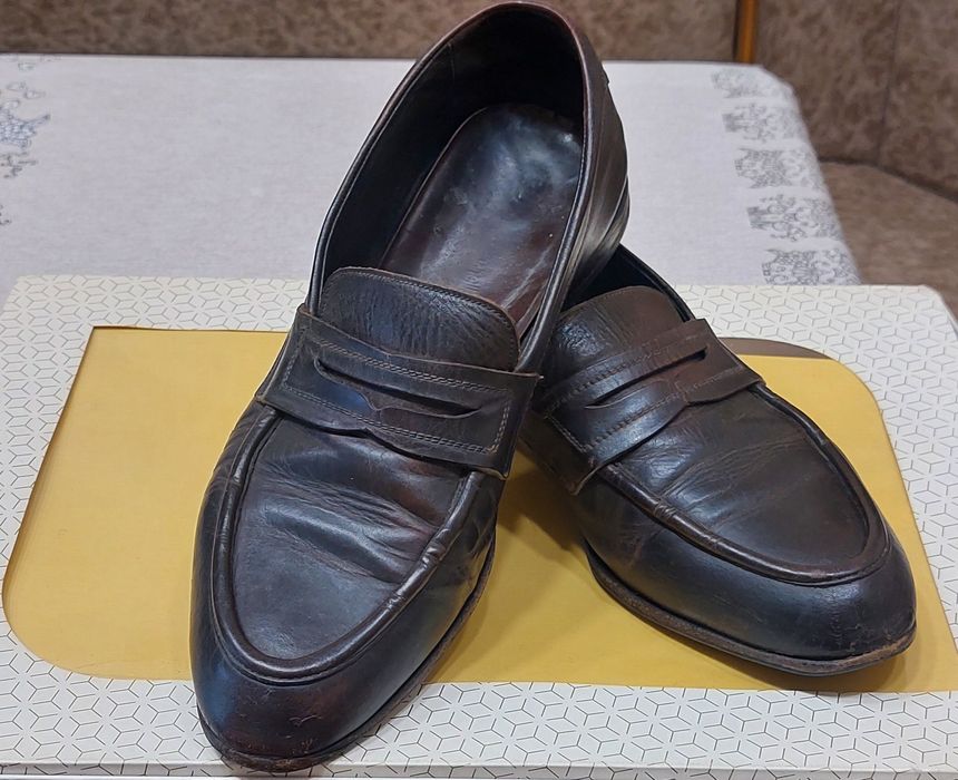 Коженная обувь, тёмно-коричновое раз:40,41..