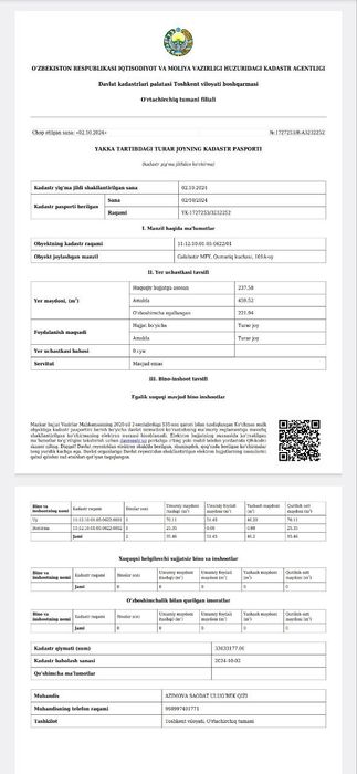 Nurafshon 3 honalik uchaska