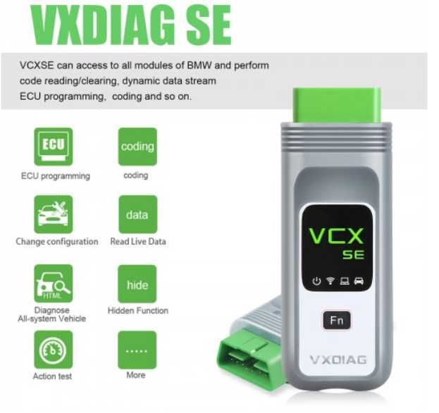 Tester diagnoza auto VXDIAG VCX SE BMW ICOM A2, A3, NEXT – WIFI