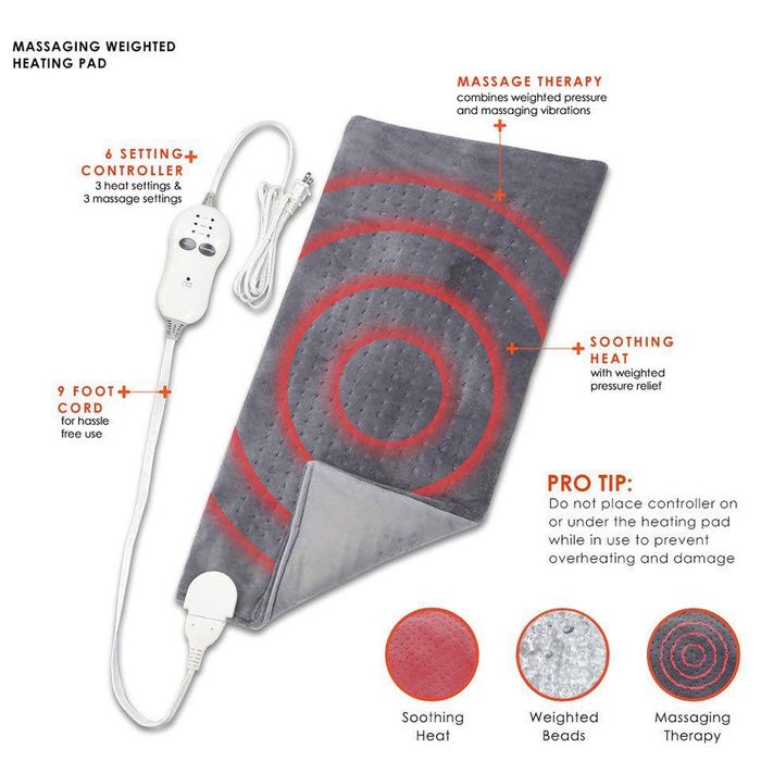 Успокаивающая тепловая массажная грелка накидка