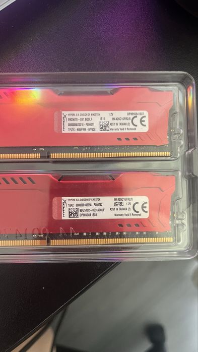 Memorie RAM Kingston HyperX Fury Red 16GB (2x8GB) DDR4 2666MHz