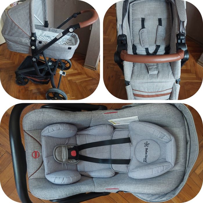 Детска количка Bebe Stars Torro 3 in 1