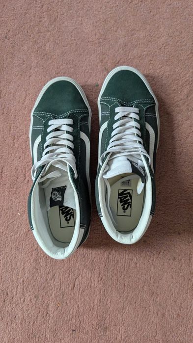 VANS Високи маратонки 'Skool 37' в Тъмнозелено