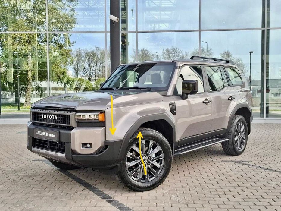 Продам для Прадо 250 Б/У - расширитель арки (левая стороны) и накладку