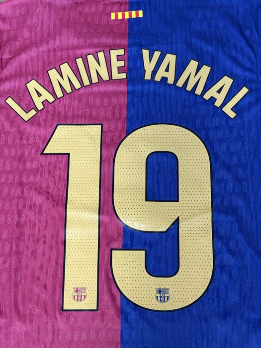 Tricou Fotbal Lamine Yamal Barcelona X Travis Scott (Players Version)