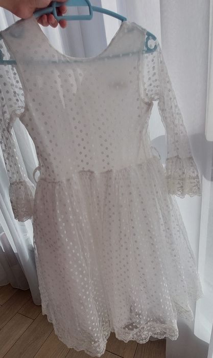 Детское платье снежинка