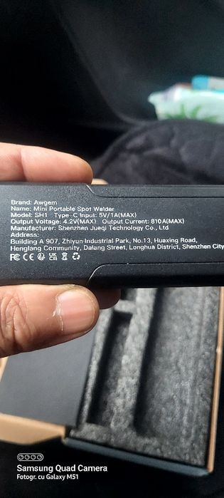 Aparat Sudură pt Accumulatori