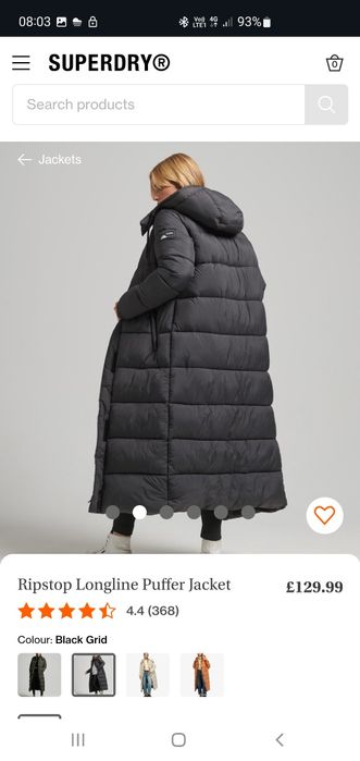 Geaca Superdry-negru/gri