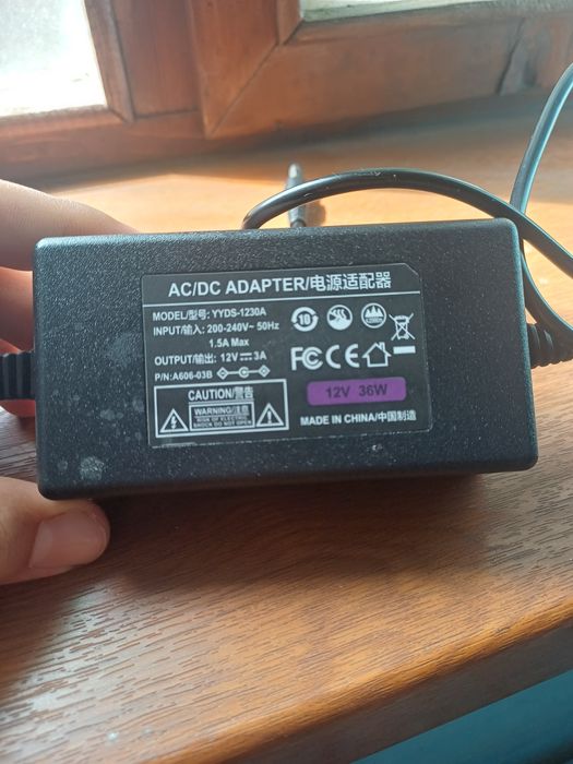 DC-IN адаптер 12V ≡ 3A
