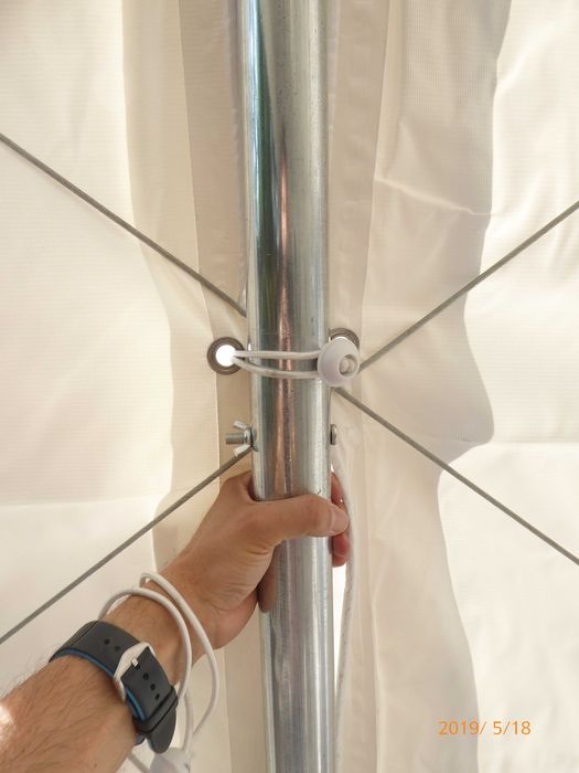 6X20 м Шатра клас PROFESSIONAL PVC огнеустойчив 550 гр/кв.м