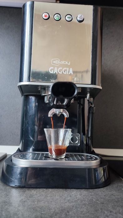 290лв. Кафемашина Gaggia Baby New Baby06 1300w месингова глава и ръкох