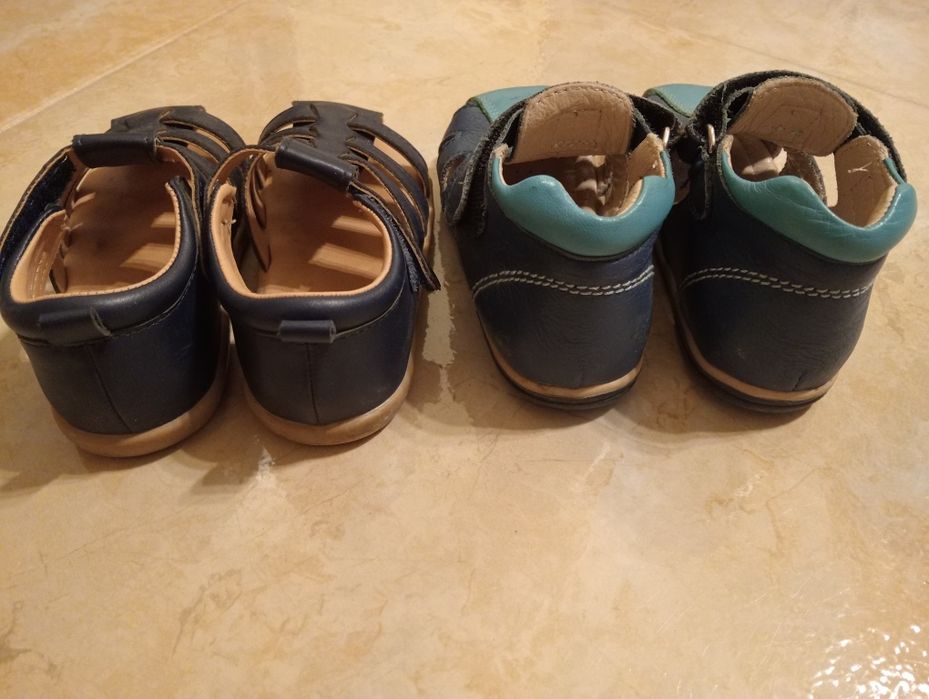 Set sandale copii h&m și ortopedia (piele), mărimea 22
