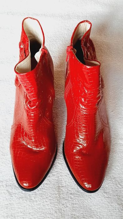 Botine damă din piele Arcomixt fabricate în România, nr.41