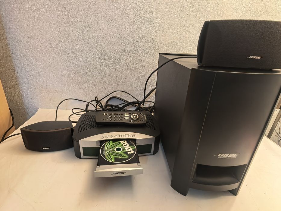 Sistem audio Bose AV 321 cu subwoofer si telecomanda CD DVD tuner radio