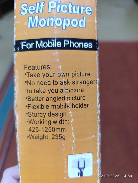 Селфи палка для фото и видео