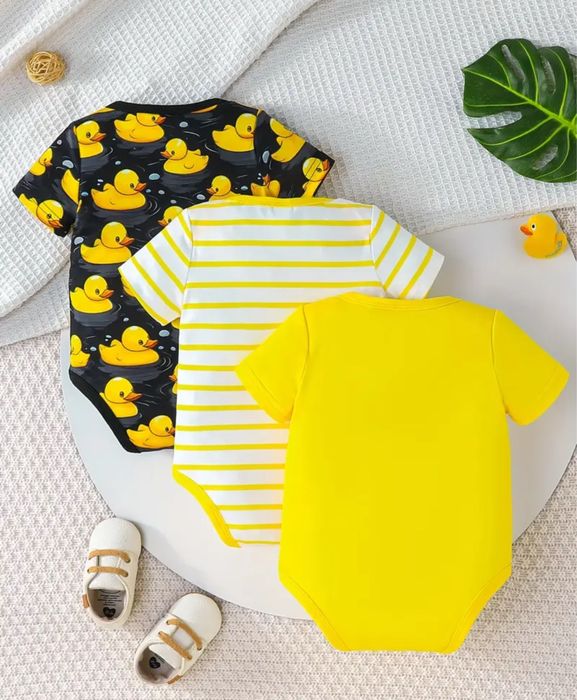 Комплект бебешки бодита пате 3-6 месеца