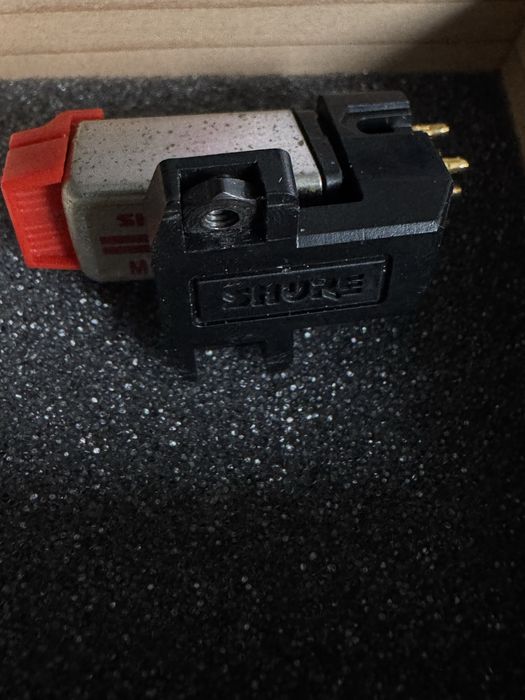 SHURE M92E HiFi cartridge /stylus grip color/red