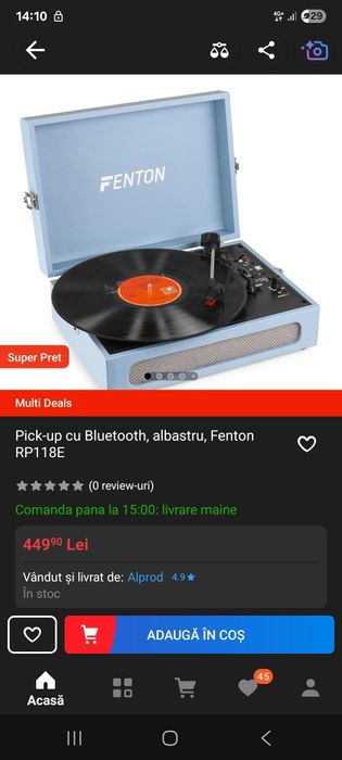 Pick up Fenton Bluetooth