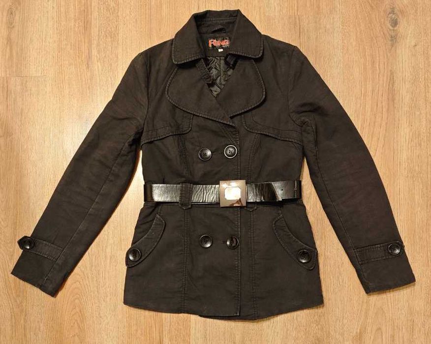 Дамско преходно яке - тъмно сиво