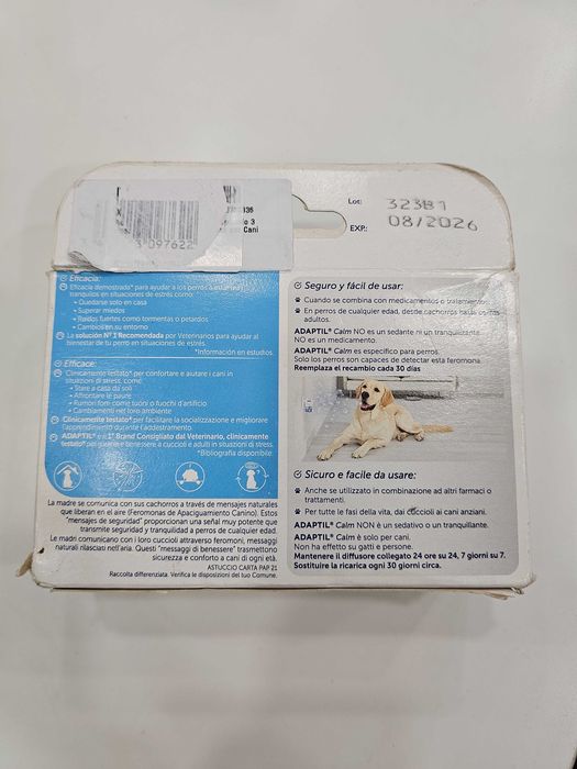 Adaptil Refill 3 броя пълнители за дифузер (90 дни) феромони за кучета