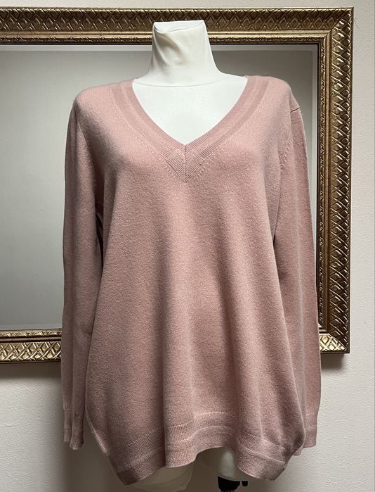 Pulover Boden, 100% Cașmir, roz pal (nude)