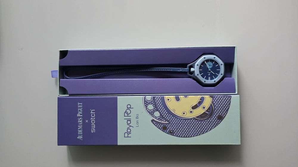 Ap x swatch royal pop