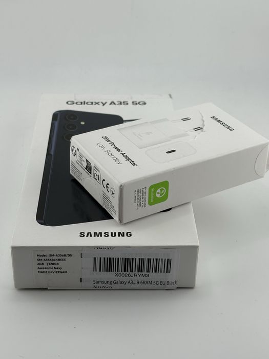 Samsung Galaxy A35, 6GB, 128GB, 5G Sigilat, pachet extra FULL