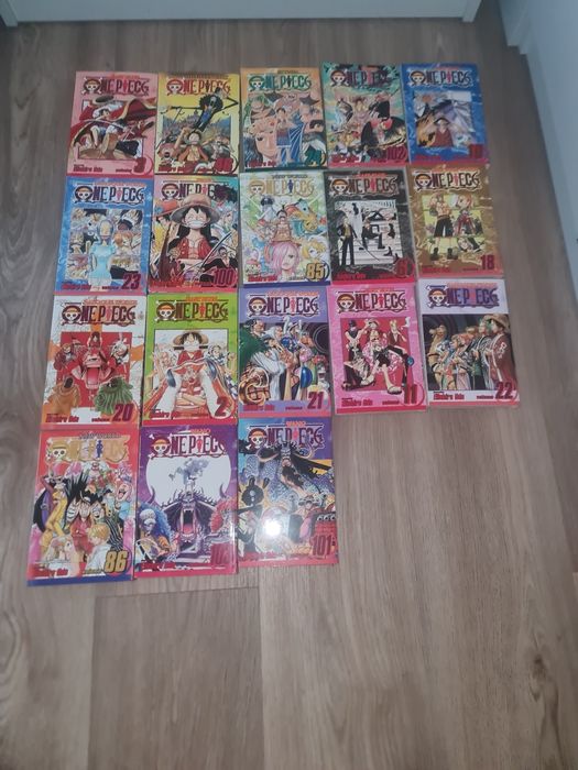 Vând 18 cărți manga one piece