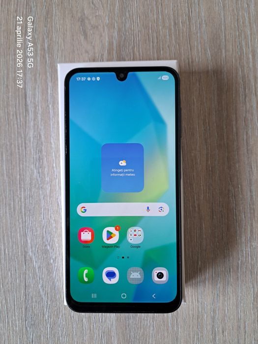 Samsung galaxy A16, black, nou, 0/h utilizare, desigilat pentru verificare.