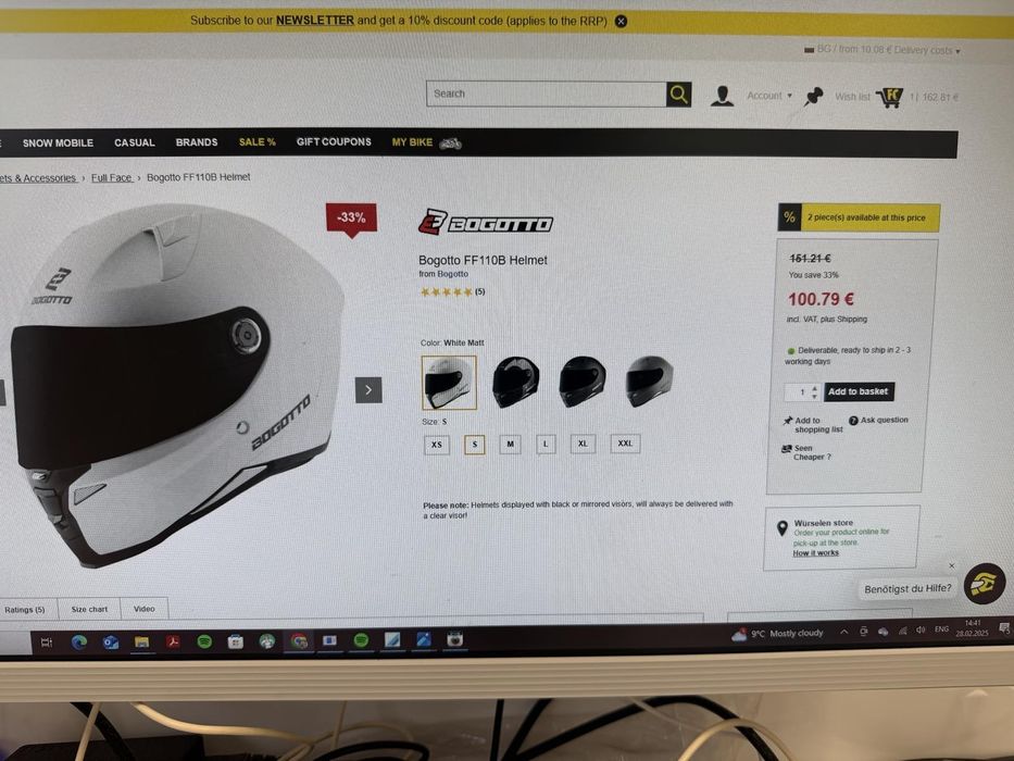 Каска Bogotto FF110B