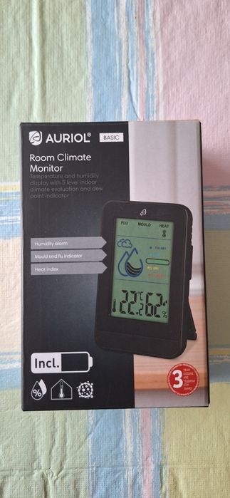 Климатична станция за помещение с предупредителна функция