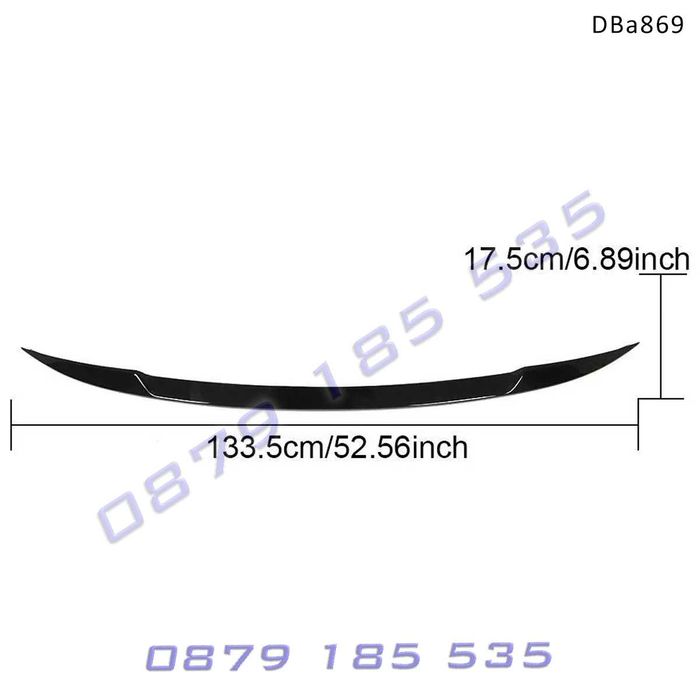 Заден лип спойлер среда багажник BMW X5 G05 2019+ бмв х5 г05 тунинг