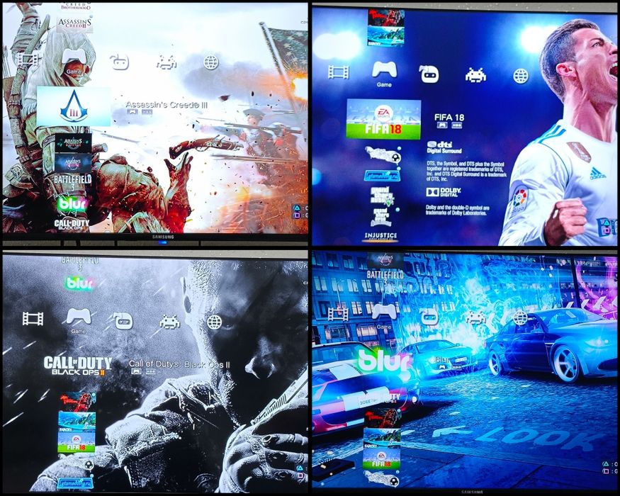 Ps3 super slim 500gb 4 ta yangi joystick 40 ta terma oʻyin