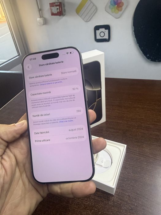 Vand Iphone 16 Pro 128Gb Natural Titanium Full box