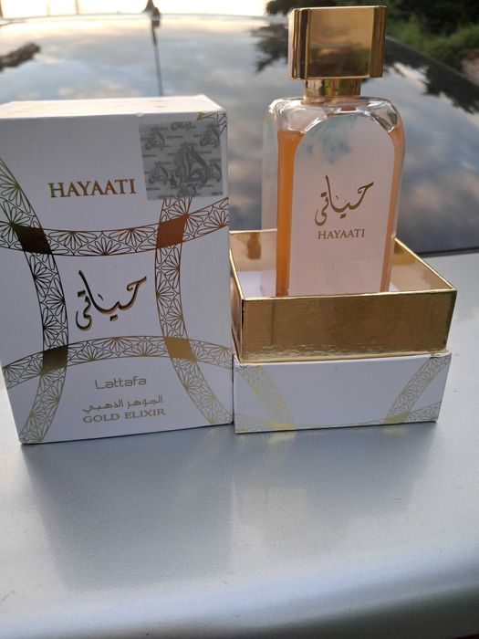 Парфюмна вода за жени - Lattafa Perfumes  Hayaati Gold Elixir, 100 мл