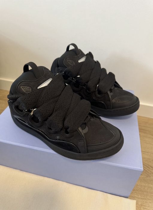 Lanvin Curb Black (Balenciagarickowensalexandermcqueenbalmaimlanvinjordan14versacevalentinomaisonmargielaamirigivenchycelinelouisvuitton)