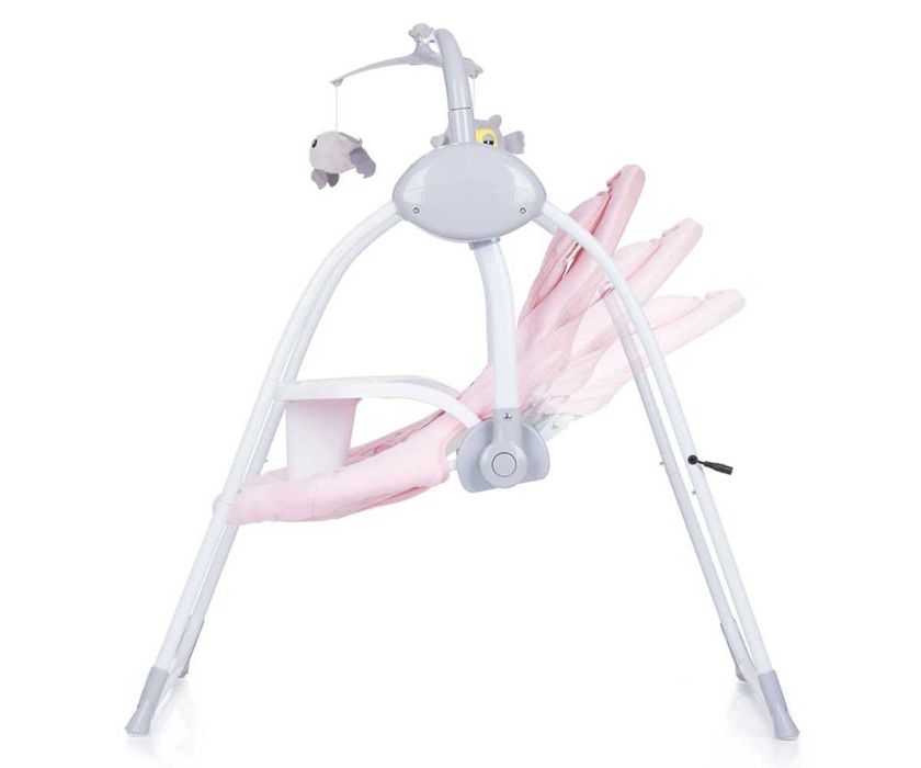 Chipolino Електрическа музикална бебешка люлка-шезлонг 2 в 1 Нукс